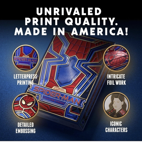 Theory 11 Spider-Man Playing Cards - Picture 4 of 6
